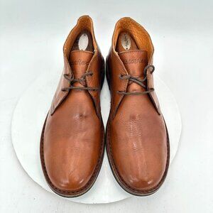 Astorflex Men Size EU 44 US 11 Brown Leather Plain Toe Ankle Chukka Boot